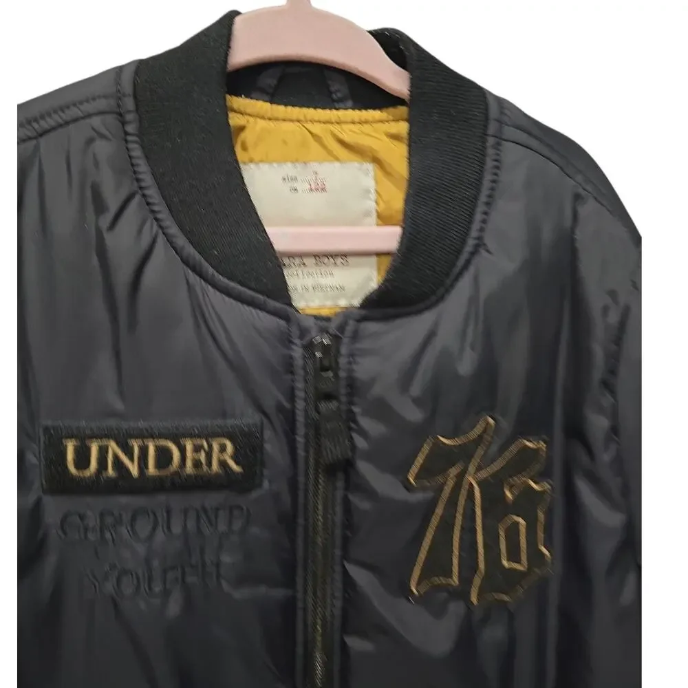 Zara Boy's Puffy Bomber Jacket